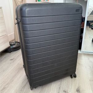 AWAY “The Large” hardshell luggage in jet black